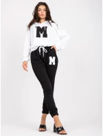 Tepláková souprava RV KMPL model 18257733 bílá a černá - FPrice Tepláková souprava RV KMPL model 18257733 bílá a černá - FPrice