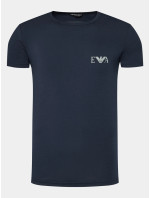 Pánské tričko 2Pack 111670 4R715 bílé/tm. modré - Emporio Armani