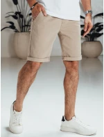 Pánské džínové šortky béžové FashionStreet SX2549