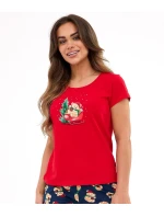 Pyžamo Cornette 628/432 Teddy 2 cr/r Christmas 3XL-5XL dámské Pyžamo Cornette 628/432 Teddy 2 cr/r Christmas 3XL-5XL dámské