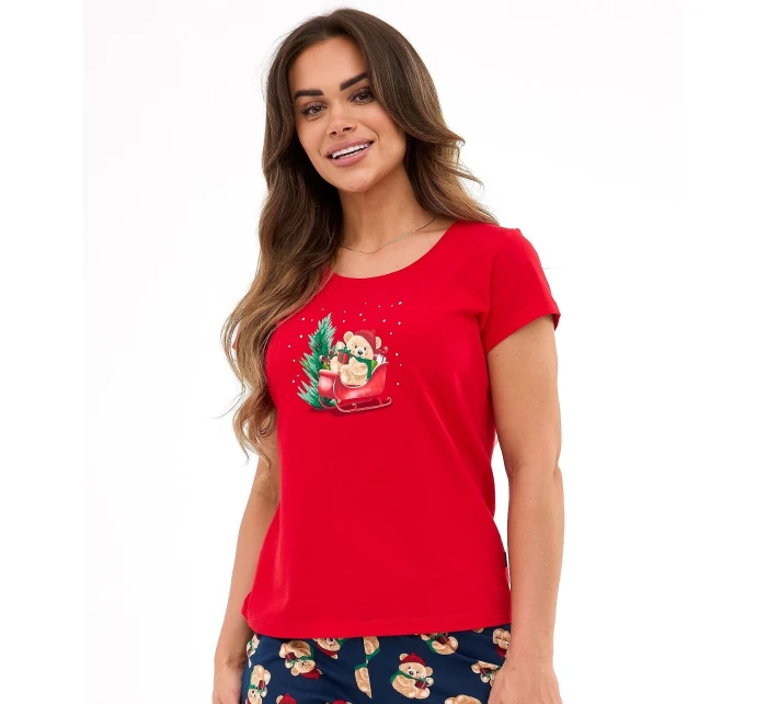 Pyžamo Cornette 628/432 Teddy 2 cr/r Christmas 3XL-5XL dámské Pyžamo Cornette 628/432 Teddy 2 cr/r Christmas 3XL-5XL dámské