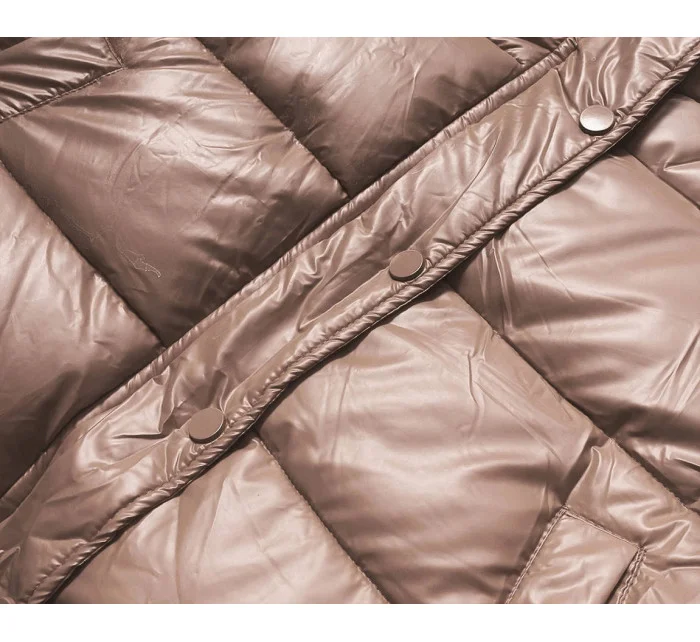 KRÓTKA KURTKA PUCHOWA CROP JASNY model 21243918 - HONEY WINTER KRÓTKA KURTKA PUCHOWA CROP JASNY model 21243918 - HONEY WINTER