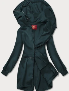 Tmavě zelená vypasovaná dámská mikina (AMG-17)