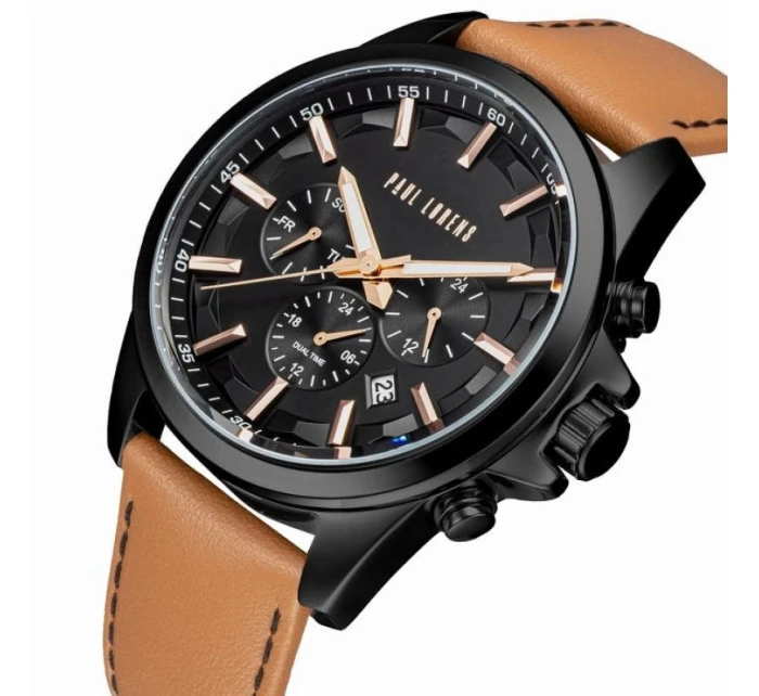 Pánské hodinky PAUL LORENS PL20010A-1B3 + BOX Pánské hodinky PAUL LORENS PL20010A-1B3 + BOX