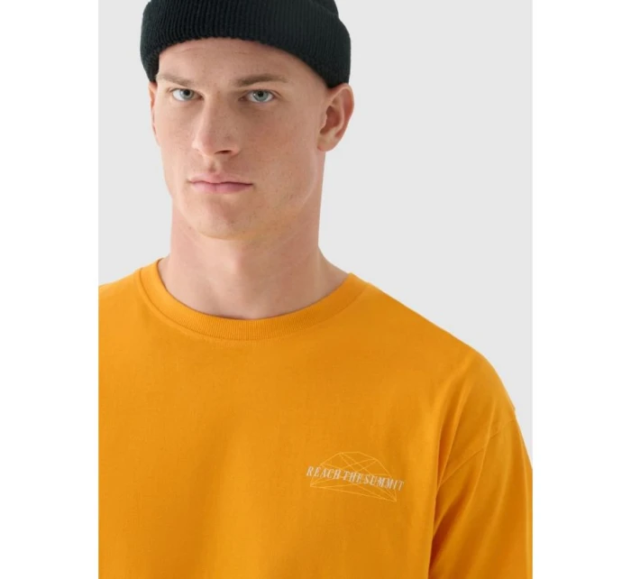 Pánské tričko oversize s potiskem 4F 4FRAW24TTSHM2578-70S