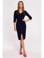Šaty S295 tmavě modré - Stylove