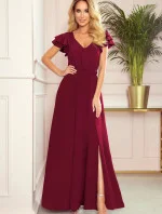 Dámské šaty Lidia 310-5 Vínová - NUMOCO