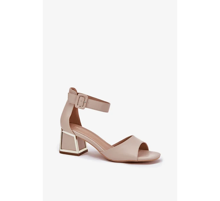 Sandály na podpatku  model 213931 Step in style