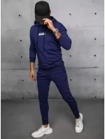 Pánské tmavě modré tepláky Dstreet AX0687 Pánské tmavě modré tepláky Dstreet AX0687