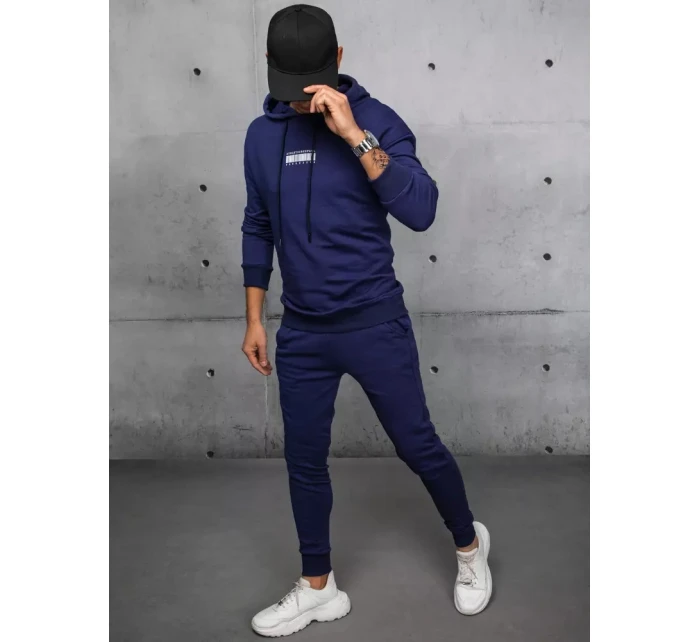 Pánské tmavě modré tepláky Dstreet AX0687 Pánské tmavě modré tepláky Dstreet AX0687