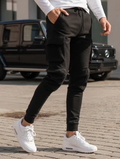 Pánské bojové kalhoty černé FashionStreet UX4164
