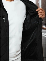 Pánská přechodná bunda s kapucí černá FashionStreet TX4991