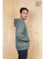 Men Pánská mikina s kapucí deep black model 22500486 - NEOBLU Men Pánská mikina s kapucí deep black model 22500486 - NEOBLU
