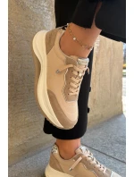 Dámské semišové tenisky na platformě Big Star RR274A345 HI-POLY SYSTEM Tmavě béžové Dámské semišové tenisky na platformě Big Star RR274A345 HI-POLY SYSTEM Tmavě béžové