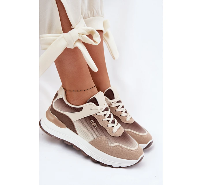 Dámské tenisky na platformě Hnědé model 22099924 - Boto Dámské tenisky na platformě Hnědé model 22099924 - Boto