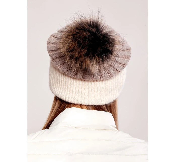 Dámská čepice AT CZ 17230.43 světle hnědá Dámská čepice AT CZ 17230.43 světle hnědá