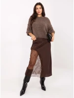 Spódnica MI SD model 21747076 brązowy - FPrice