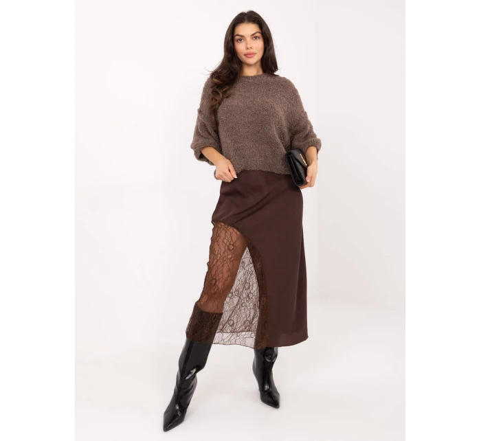 Spódnica MI SD model 21747076 brązowy - FPrice