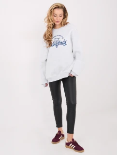 WT BL mikina A1065.55 světle šedá