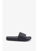 Lehké pánské pantofle s logem Big Star černé Lehké pánské pantofle s logem Big Star černé