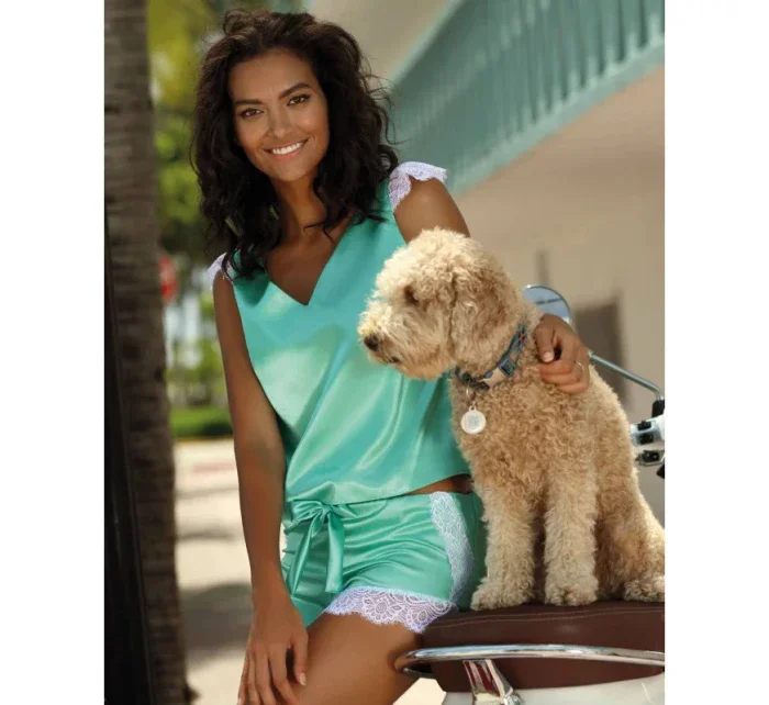 Dámské saténové pyžamo K-913 - Excellent Beauty