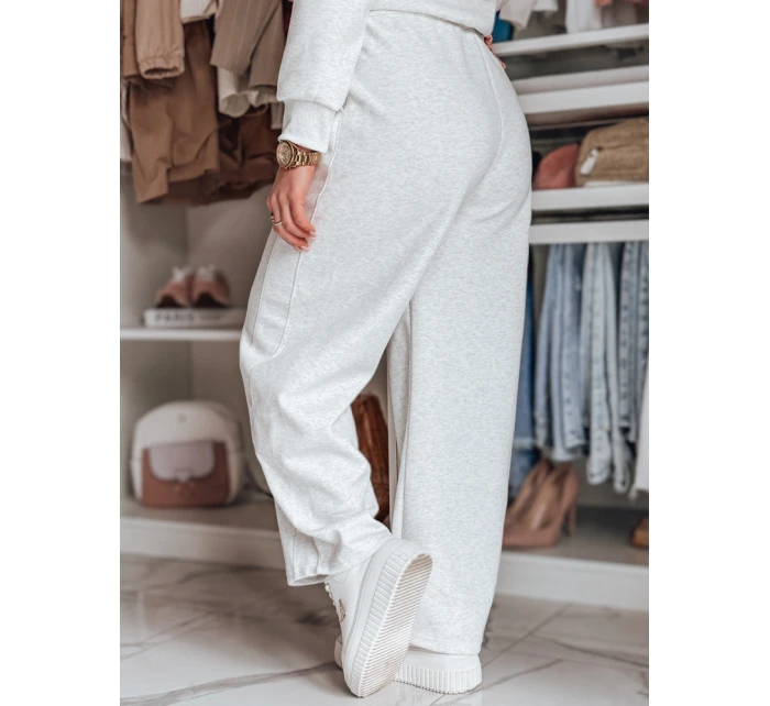 Dámské široké tepláky DRESMOOD PREMIUM světle šedé FashionStreet UY2685 Dámské široké tepláky DRESMOOD PREMIUM světle šedé FashionStreet UY2685