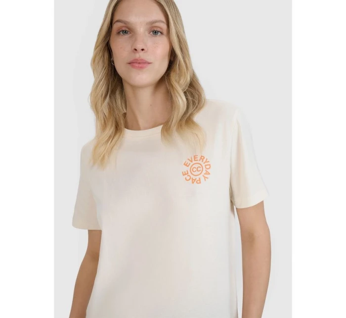 Dámské tričko oversize s potiskem model 21433342 - 4F Dámské tričko oversize s potiskem model 21433342 - 4F