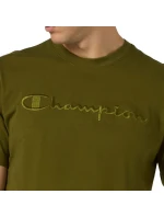 Pánské tričko SS Tee olive  pánské model 21479801 - CHAMPION