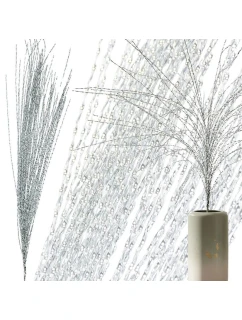 DEKORATIVNÍ VĚTEV 117CM STŘÍBRNÁ
