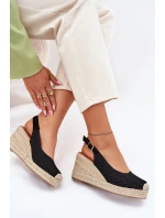 Dámské Sandály Na S Pletením Černé model 21699438 - Boto Dámské Sandály Na S Pletením Černé model 21699438 - Boto