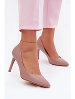 Eko kožené lodičky Sergio Leone 1339 Levandulové