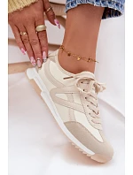 Dámské tenisky model 22099994 béžové - VINCEZA