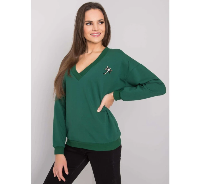 Mikina RV BL 7370.78P tmavě zelená