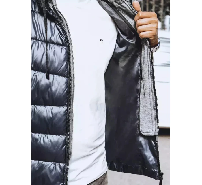 Pánská tmavě modrá vesta FashionStreet TX4140 Pánská tmavě modrá vesta FashionStreet TX4140