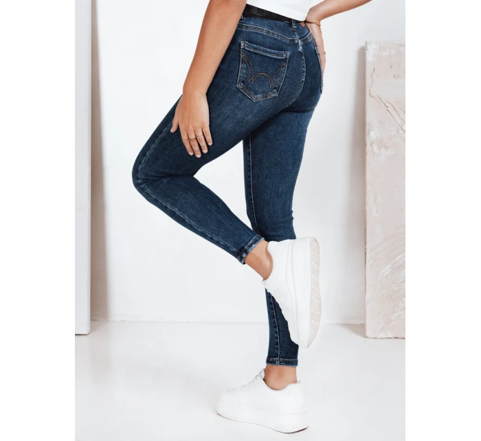 Dámské úzké džíny modré FashionStreet UY2824