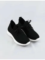 Lehké černé dámské nazouvací tenisky adidasky (YM-147)