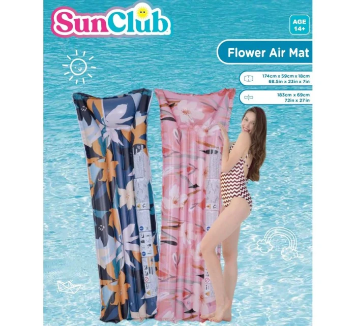 KVĚTINY DRAFT MATERATE 174x59x18CM 33258 MODRÁ