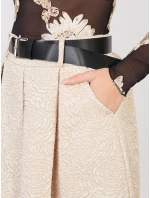 Spódnica IT SD model 21954203 beżowy - FPrice Spódnica IT SD model 21954203 beżowy - FPrice