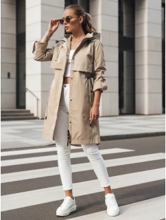 NOCITO FashionStreet dámská přechodná bunda typu parka velbloudí barvy TY4202