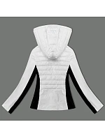 Dámská bunda z lepené tkaniny J Style bílá (16M9223-281) Dámská bunda z lepené tkaniny J Style bílá (16M9223-281)