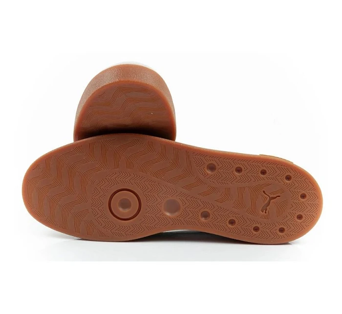 Puma pánské sportovní boty Club II Era tenisky kožené bílé šedozelené