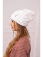 Dámská čepice Klarysa K394 bílá Dámská čepice Klarysa K394 bílá