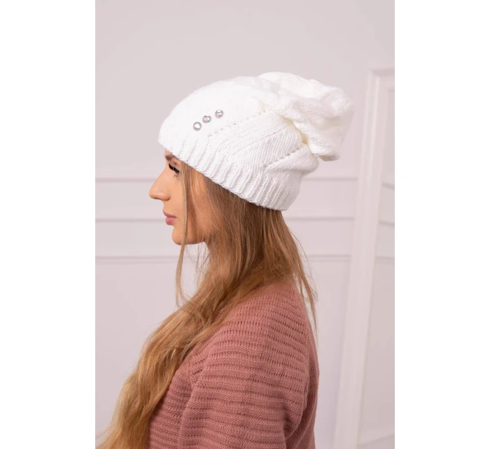 Dámská čepice Klarysa K394 bílá Dámská čepice Klarysa K394 bílá