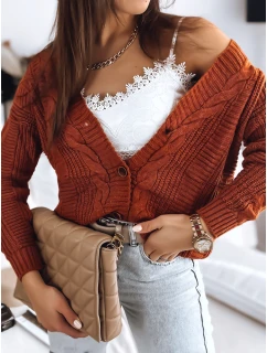 dámský červený svetr Dstreet model 21967072 - FashionStreet