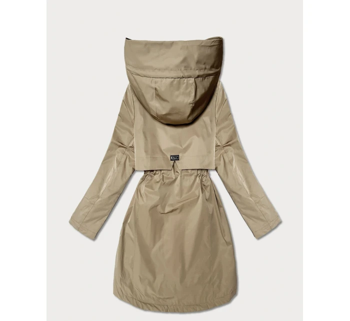 kurtka damska z  Goodlookin ciemny beżowy model 22028876 - S'WEST