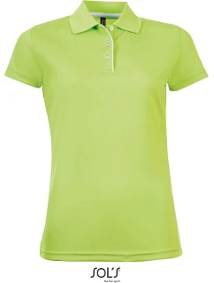 SOL'S Performer Women Dámské piqué sportovní polo 25.1198 apple green