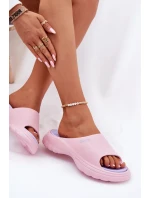 Dámské Pěnové Sandály Big Star model 21694544 Růžové - Big Star Shoes Dámské Pěnové Sandály Big Star model 21694544 Růžové - Big Star Shoes