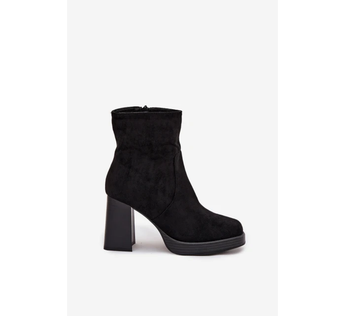 Dámské botky na sloupku – černé Pavinne Dámské botky na sloupku – černé Pavinne