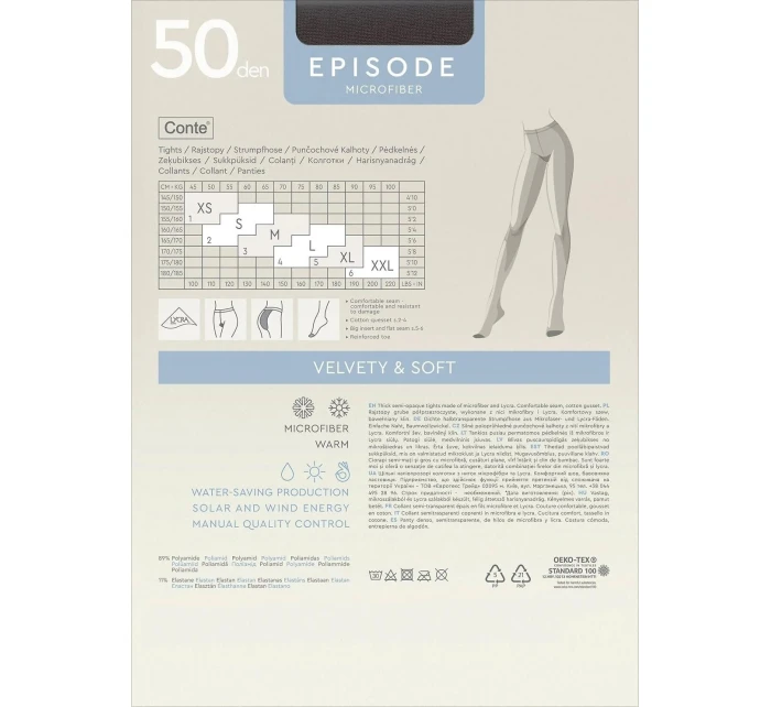 punčocháče 50 den 24 model 21762778 - Conte punčocháče 50 den 24 model 21762778 - Conte