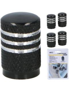 HLINÍKOVÉ ČEPIČKY VENTILŮ DUNLOP 4KS